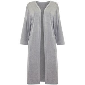 Open Front Jersey Knit Cardigan